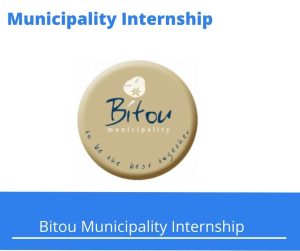 Bitou Municipality Internships @bitou.gov.za