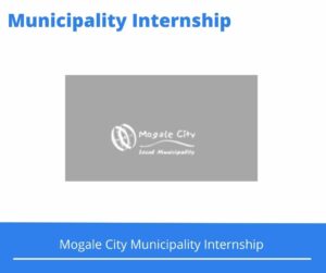 Mogale City Municipality Internships @mogalecity.gov.za