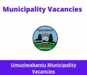 Umuziwabantu Municipality Vacancies 2023 Apply @www.umuziwabantu.gov.za